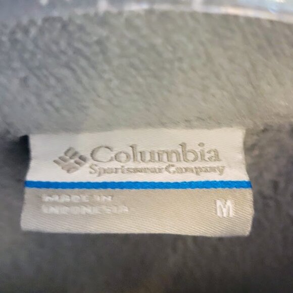 Columbia Light Gray Zip Up Fleece, Ladies Size Medium - Picture 3 of 5
